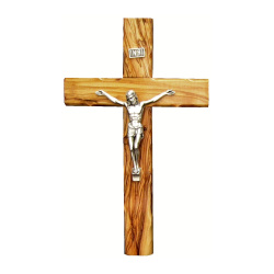 Olive wood Crucifix
