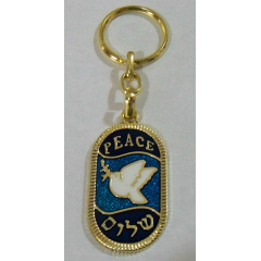 Peace key chain