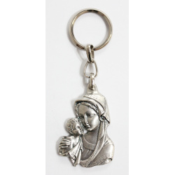 Madonna child key chain