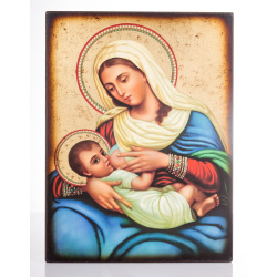 blessed mother mary breastfeeding icon