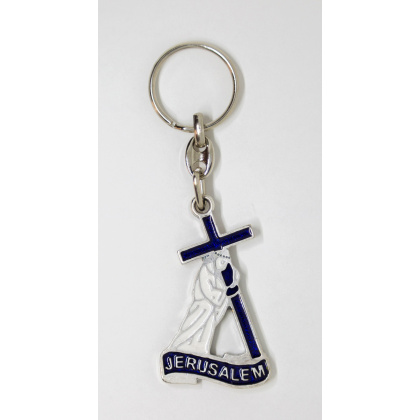 Christ Carrying the cross keychain